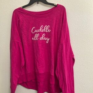 FINAL MARKDOWN Secret treasures cuddle all day sleep top 3x